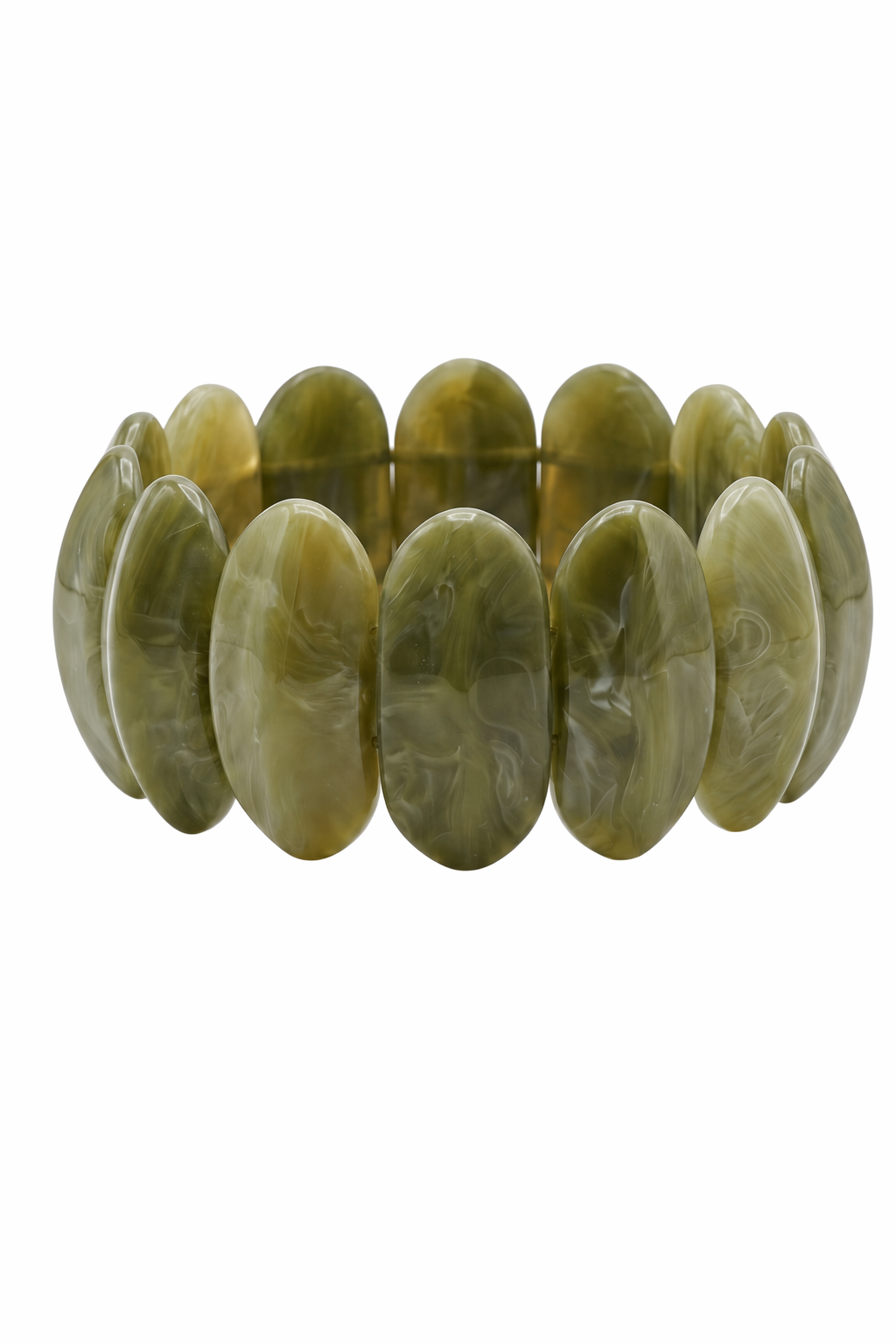 Bracelet Olive — Default Title — vue de face Soleria