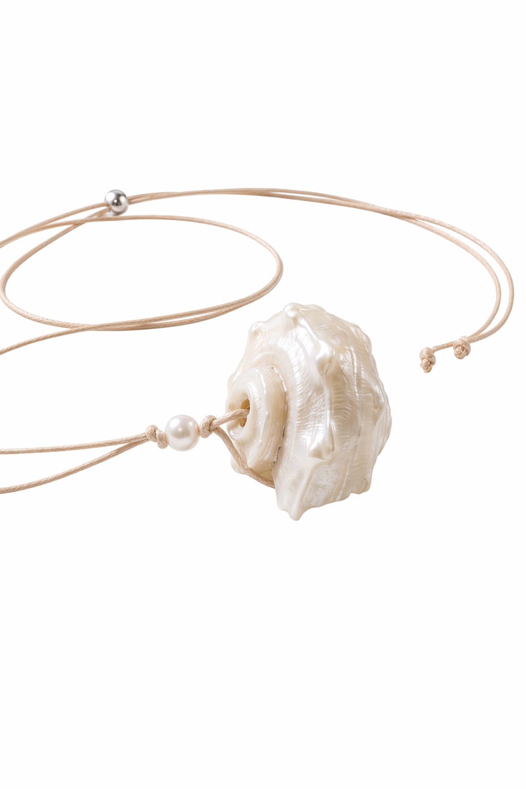 Collier Nacre Lagon — Default Title — vue trois-quarts Soleria