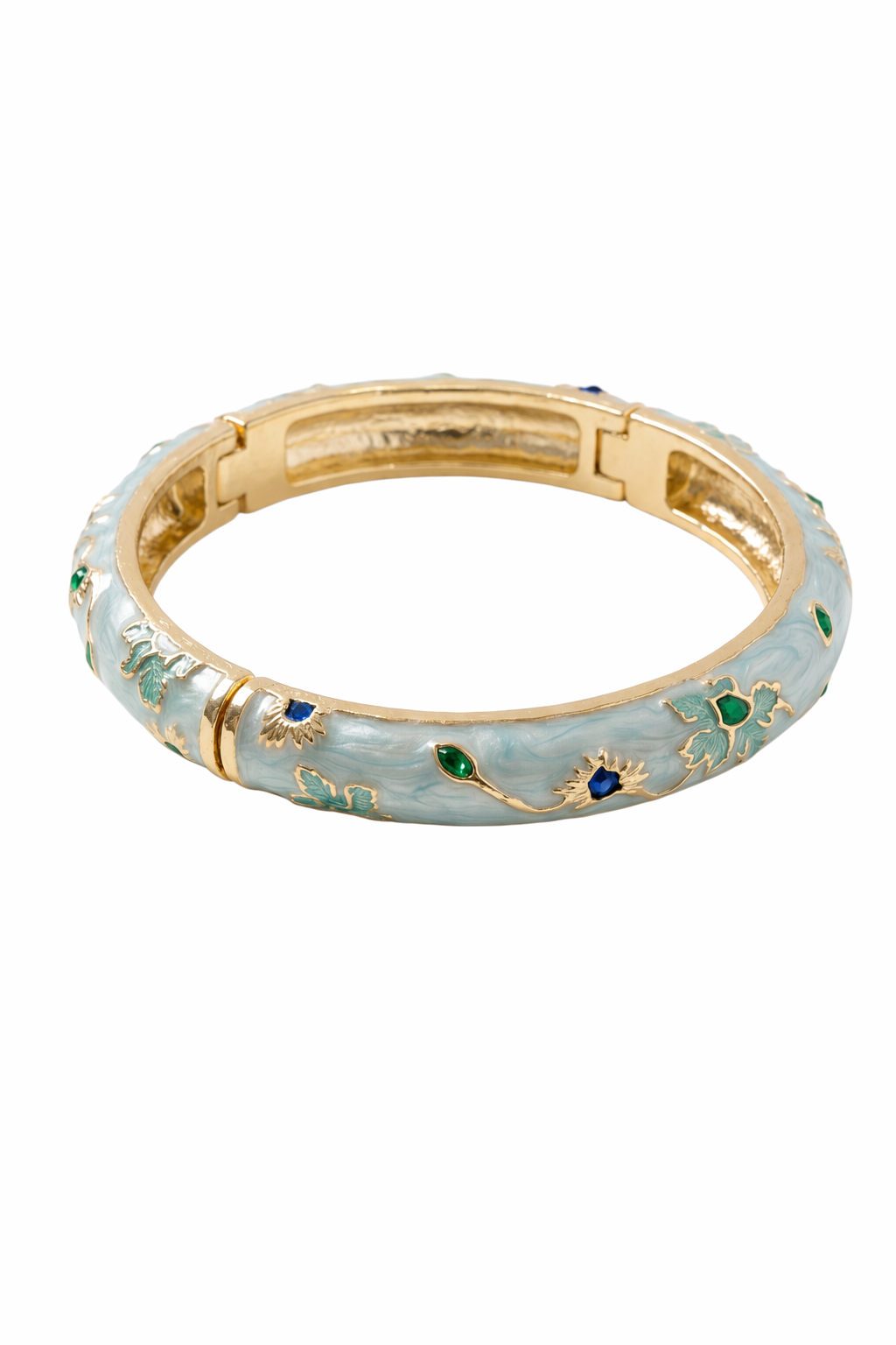 Bracelet Heishi Oasis — Default Title — vue trois-quarts Soleria