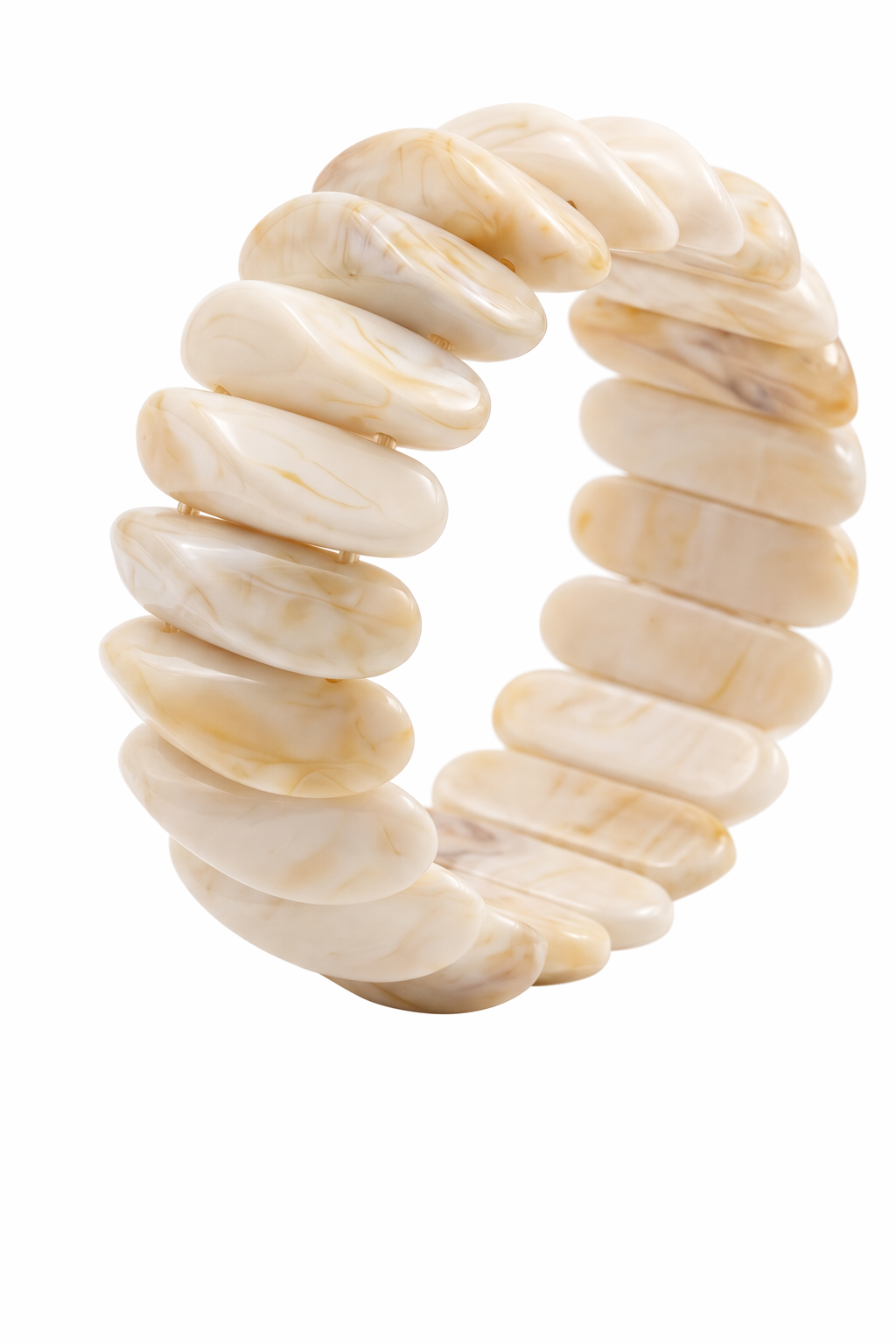 Bracelet Puka — Default Title — vue trois-quarts Soleria
