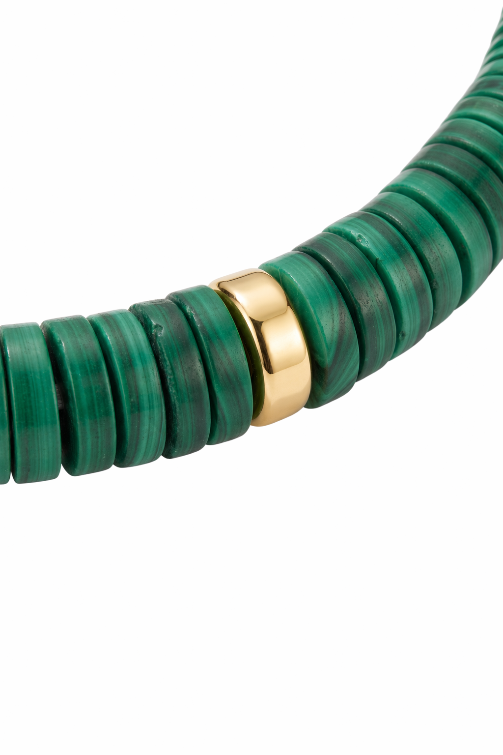 Collier Heishi Cyprès — Default Title — macro Soleria